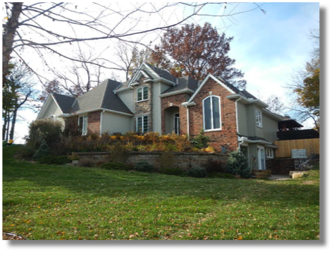 Weatherby Lake Addition/Renovation - view from NE - before