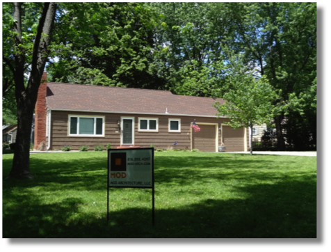 71st Terrace Residence
-before view of front elevation