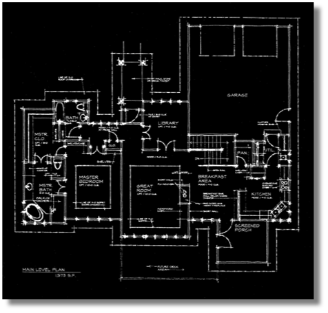 Lakehouse
-main level plan