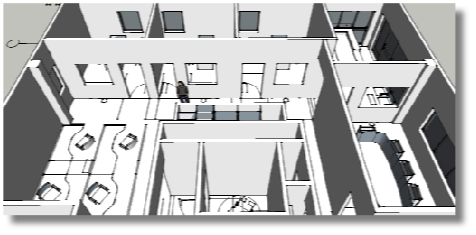 Top Line Steel Headquarters
-computer plan view